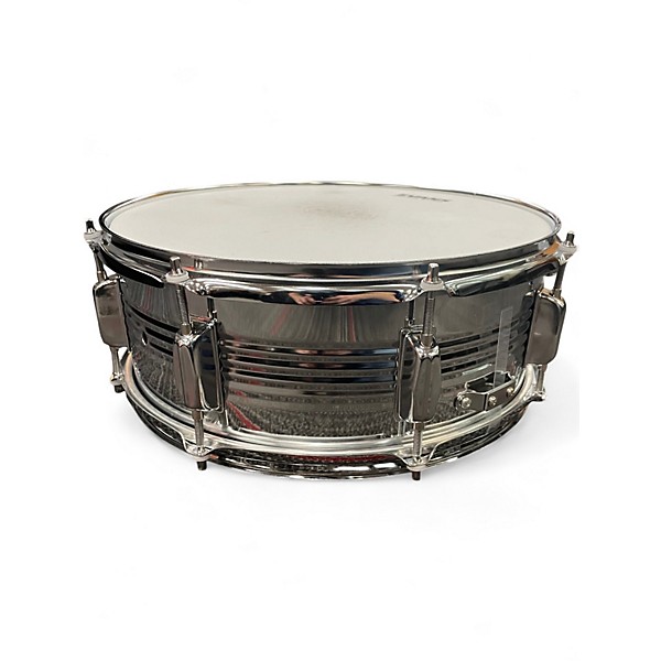 Used Miscellaneous 5.5X14 aluminum snare drum Silver Drum