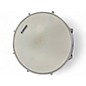Used Miscellaneous 5.5X14 aluminum snare drum Silver Drum