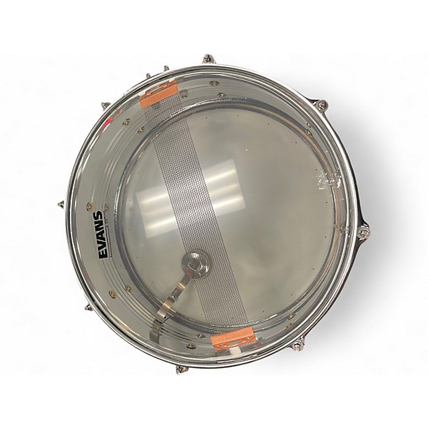 Used Miscellaneous 5.5X14 aluminum snare drum Silver Drum