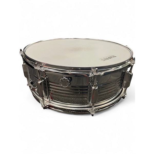 Used Miscellaneous 5.5X14 aluminum snare drum Silver Drum