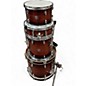 Used Gretsch Drums 4 Piece Catalina Club Series Trans Brown Drum Kit