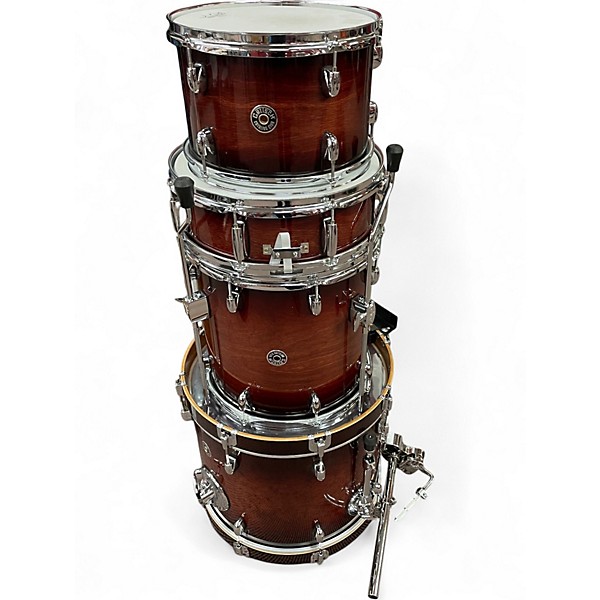 Used Gretsch Drums 4 Piece Catalina Club Series Trans Brown Drum Kit