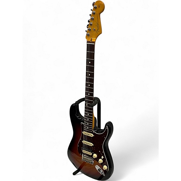 Used 2024 Fender American Professional II Stratocaster HSS 3 Color Sunburst Solid Body Electric Guitar
