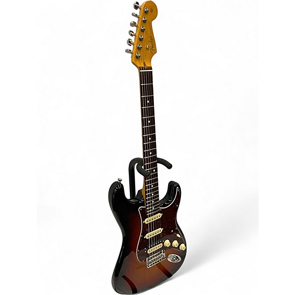 Used 2024 Fender American Professional II Stratocaster HSS 3 Color Sunburst Solid Body Electric Guitar