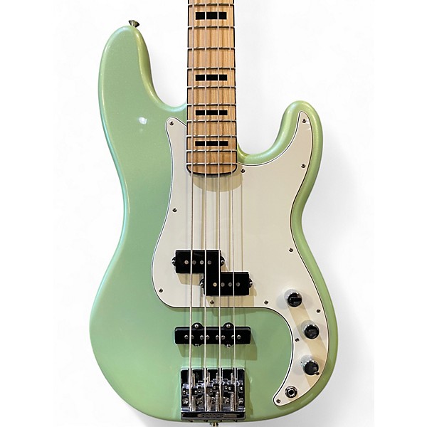 Used Fender Special Edition Deluxe PJ Bass Seafoam Green Electric Bass Guitar