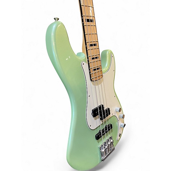 Used Fender Special Edition Deluxe PJ Bass Seafoam Green Electric Bass Guitar