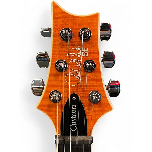 Used PRS SE Custom 24 Semi-Hollowbody Piezo Vintage Sunburst Solid Body Electric Guitar