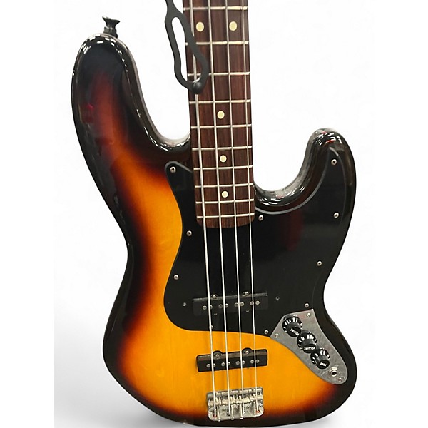 Used 2001 Fender Standard Jazz Bass Brown Sunburst Electric Bass Guitar