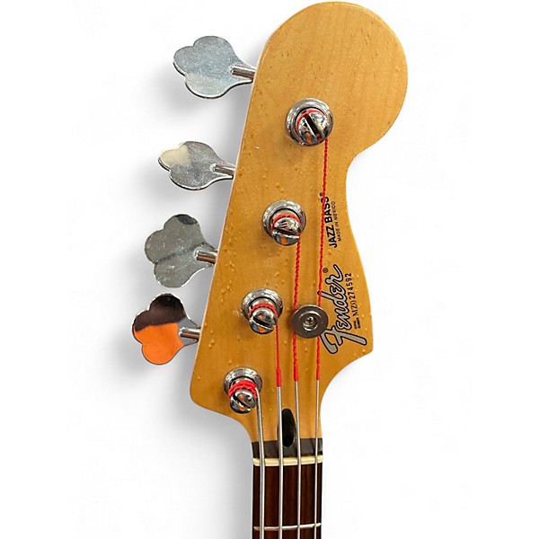 Used 2001 Fender Standard Jazz Bass Brown Sunburst Electric Bass Guitar