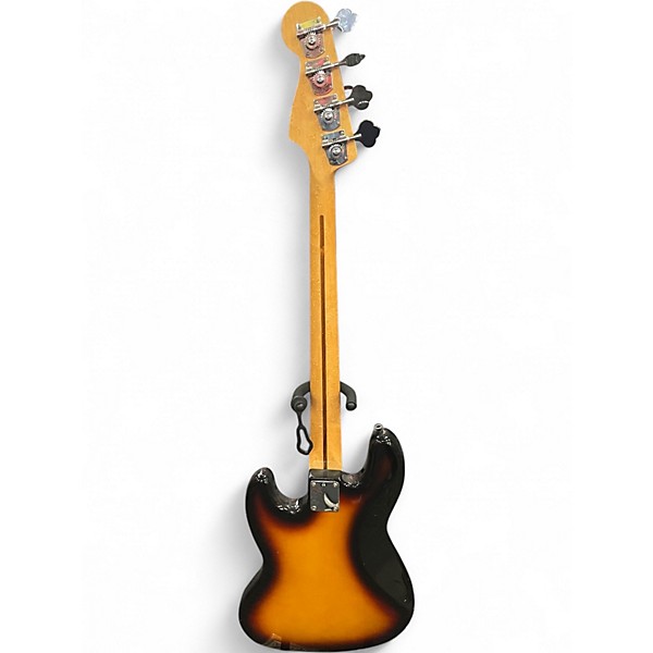 Used 2001 Fender Standard Jazz Bass Brown Sunburst Electric Bass Guitar