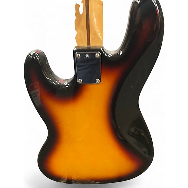 Used 2001 Fender Standard Jazz Bass Brown Sunburst Electric Bass Guitar