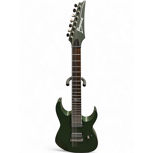 Used Ibanez Apex2 Munky 7 String Green Solid Body Electric Guitar