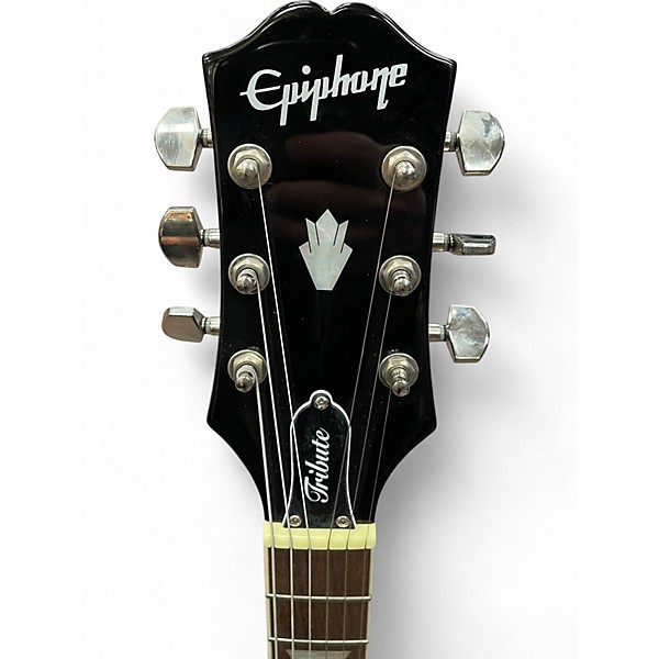 Used Epiphone SG Tribute Plus Black Solid Body Electric Guitar