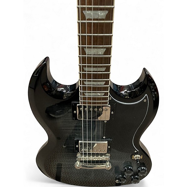 Used Epiphone SG Tribute Plus Black Solid Body Electric Guitar