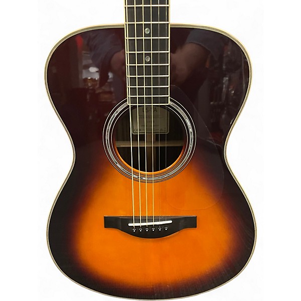 Used Yamaha LSTA Brown Sunburst Acoustic Electric Guitar