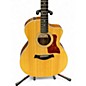 Used Taylor 214ce dlx Natural Acoustic Electric Guitar