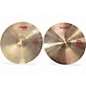 Used Paiste 14in Heavy Hi Hat Pair Cymbal thumbnail