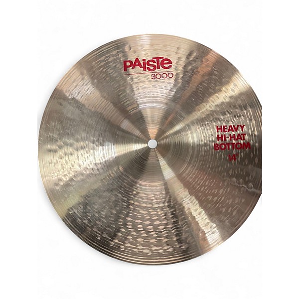 Used Paiste 14in Heavy Hi Hat Pair Cymbal