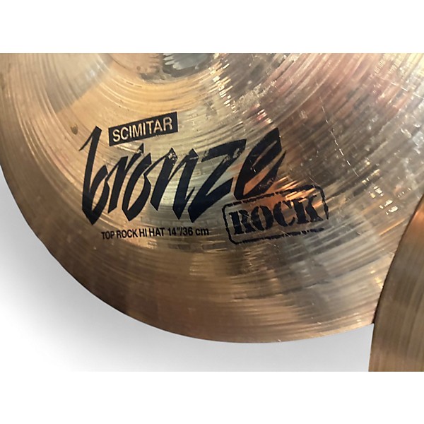 Used Zildjian 14in Scimitar Hi Hat Pair Cymbal