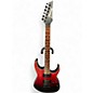 Used Ibanez RG421EX Red to Black Fade Solid Body Electric Guitar thumbnail