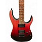 Used Ibanez RG421EX Red to Black Fade Solid Body Electric Guitar