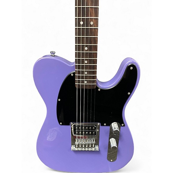 Used Squier Esquire Telecaster Purple Solid Body Electric Guitar