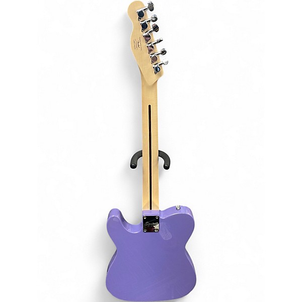 Used Squier Esquire Telecaster Purple Solid Body Electric Guitar