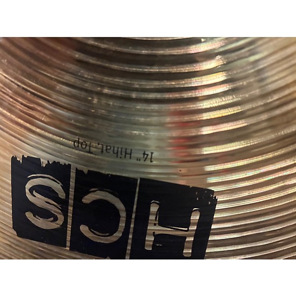 Used MEINL 14in HCS Hi Hat Pair Cymbal