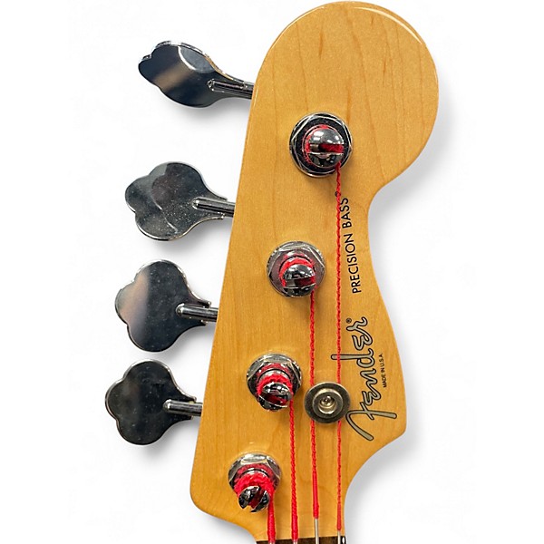Used Fender Limited Edition American Standard PJ Bass 3 Color Sunburst Electric Bass Guitar