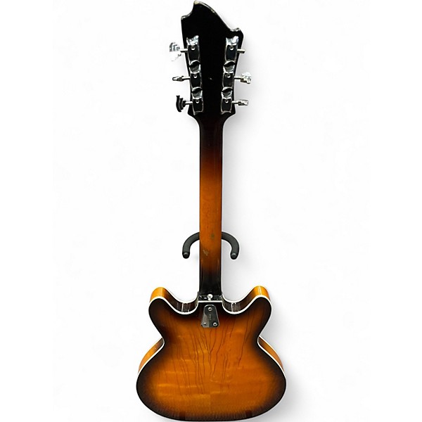 Vintage 1970 Hagstrom Viking 2 Color Sunburst Acoustic Guitar