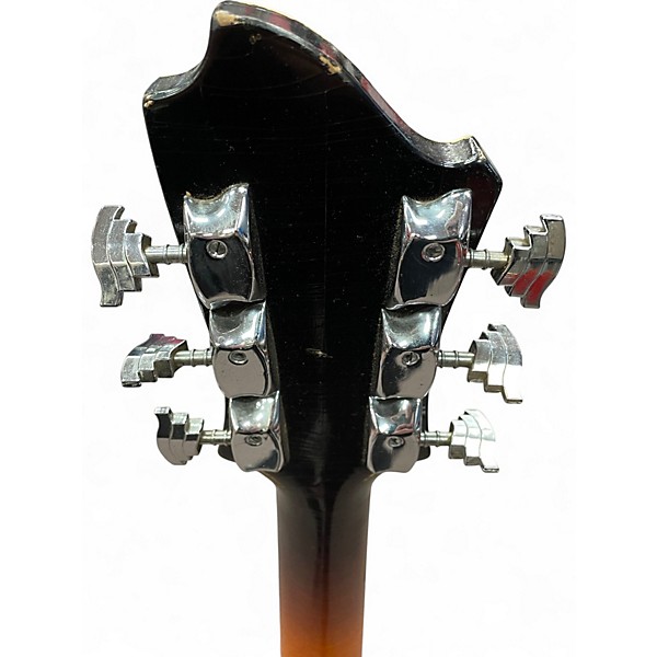 Vintage 1970 Hagstrom Viking 2 Color Sunburst Acoustic Guitar