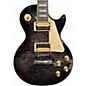 Used Gibson Les Paul Traditional Pro V Flame Top Transcluent Ebony Burst Solid Body Electric Guitar thumbnail