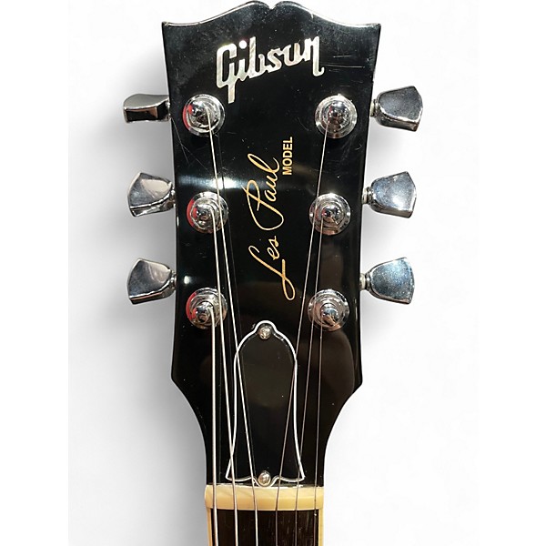 Used Gibson Les Paul Traditional Pro V Flame Top Transcluent Ebony Burst Solid Body Electric Guitar