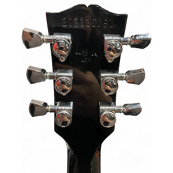 Used Gibson Les Paul Traditional Pro V Flame Top Transcluent Ebony Burst Solid Body Electric Guitar