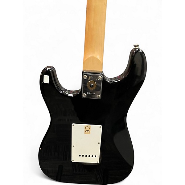 Used Aria stg series Black Solid Body Electric Guitar