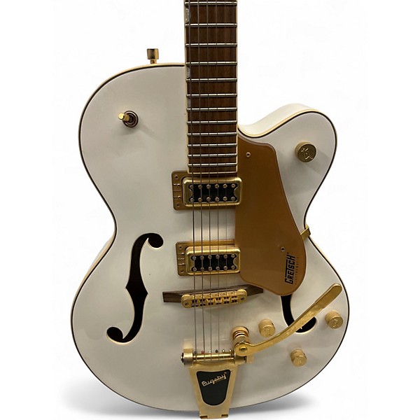 Used Gretsch Guitars G5422TG Electromatic Classic Hollowbody Double-Cut  Snow Crest White Hollow Body Electric Guitar