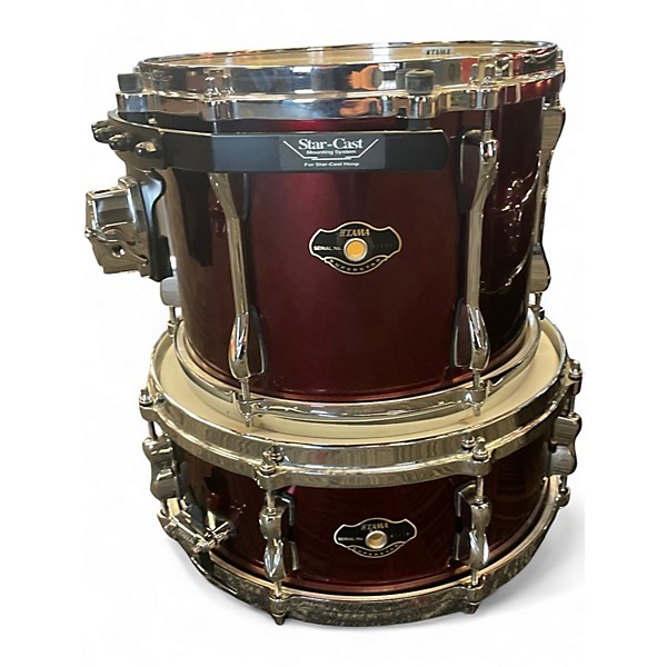 Used TAMA 5 Piece Superstar Red Drum Kit