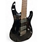 Used Ibanez RGMS7 Black Solid Body Electric Guitar