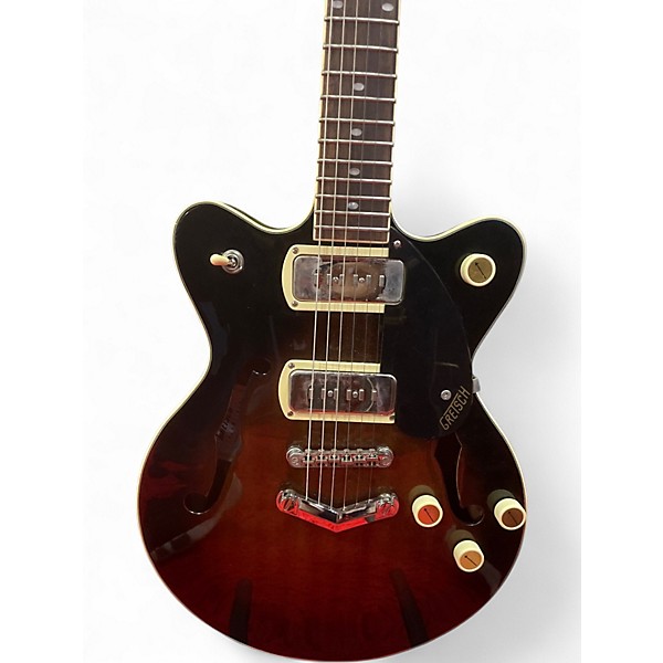 Used Gretsch Guitars g2655-p90 brownstone Walnut Hollow Body Electric Guitar
