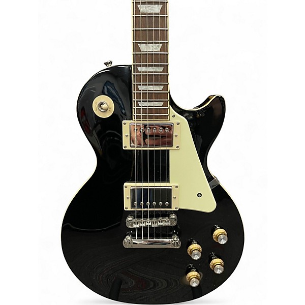 Used Epiphone Les Paul Standard Black Solid Body Electric Guitar