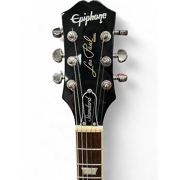 Used Epiphone Les Paul Standard Black Solid Body Electric Guitar