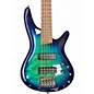 Used Ibanez SR405EQM 5 String Cosmic Blue Starburst Electric Bass Guitar