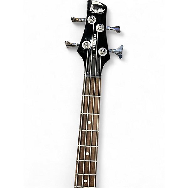Used Ibanez GSRM20 Mikro Short Scale blue sparkle Electric Bass Guitar