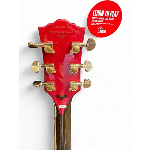 Used Firefly ELITE BAT PINK BURST Solid Body Electric Guitar