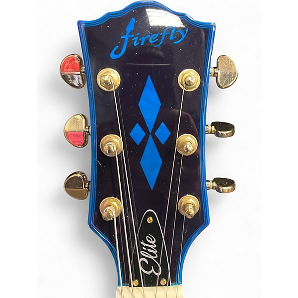 Used Firfly ELITE BAT BLUE BURST Solid Body Electric Guitar
