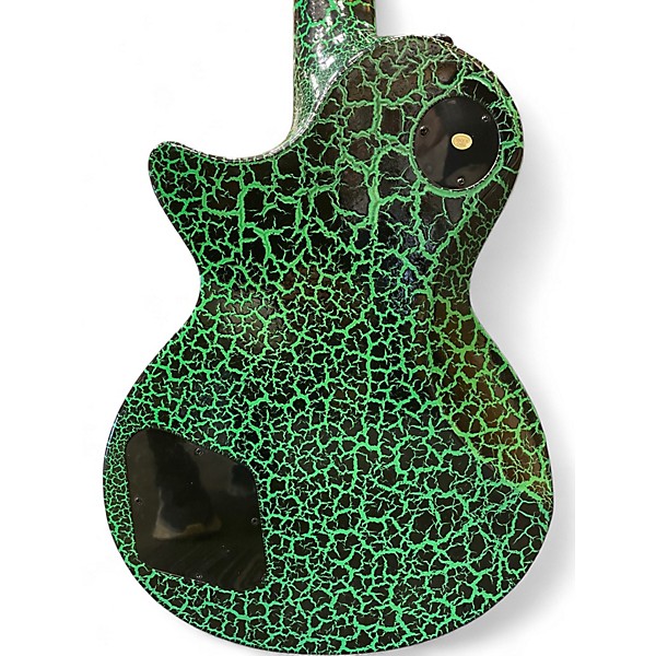 Used Firefly FFSP Elite  GREEN CRACKLE Solid Body Electric Guitar