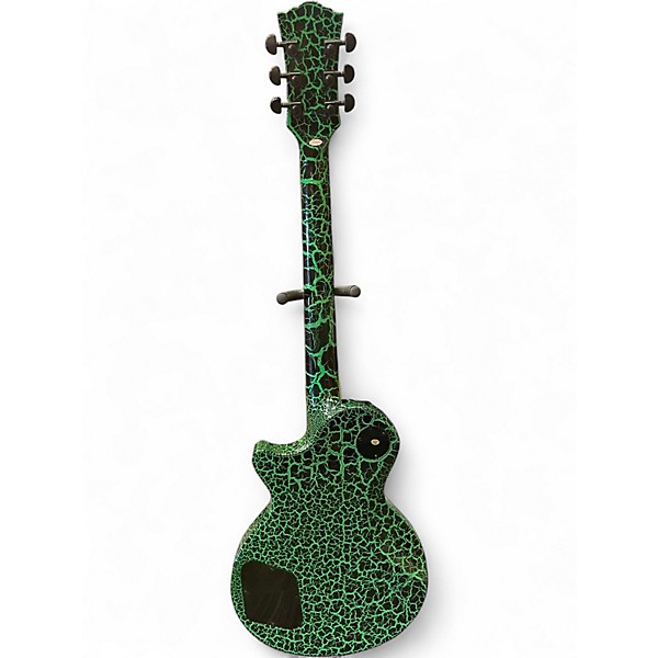Used Firefly FFSP Elite  GREEN CRACKLE Solid Body Electric Guitar