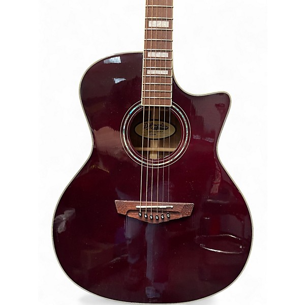 Used D'Angelico dapcsg Black Acoustic Electric Guitar