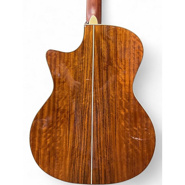 Used D'Angelico dapcsg Black Acoustic Electric Guitar