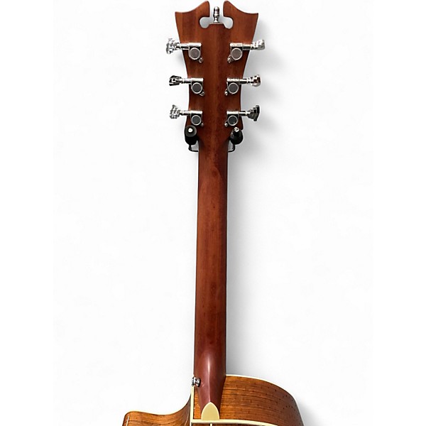 Used D'Angelico dapcsg Black Acoustic Electric Guitar